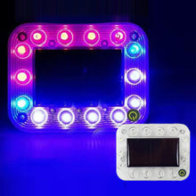 Load image into Gallery viewer, Car Square Solar Energy Warning Light LED Flashlight Indicator In-Night Caution Strobe Warning Light Running Lamp For All Vehicle