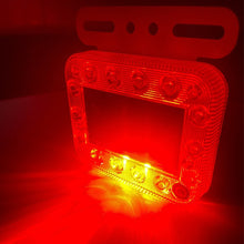 Load image into Gallery viewer, Car Square Solar Energy Warning Light LED Flashlight Indicator In-Night Caution Strobe Warning Light Running Lamp For All Vehicle