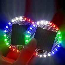 Load image into Gallery viewer, Car Round Solar Energy Warning Light LED Flashlight Indicator In-Night Caution Strobe Warning Light Running Lamp For All Vehicle