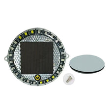 Load image into Gallery viewer, Car Round Solar Energy Warning Light LED Flashlight Indicator In-Night Caution Strobe Warning Light Running Lamp For All Vehicle