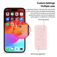 Load image into Gallery viewer, 9-Key Wireless Bluetooth Phone Remote Control for Short Videos Auto-Like Browsing Photo Taking eBook Page Turning Compatible for TikTok YouTube Kindle
