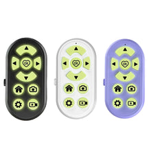 Load image into Gallery viewer, 9-Key Wireless Bluetooth Phone luminous Remote Control for Short Videos Auto-Like Browsing Photo Taking eBook Page Turning Compatible for TikTok YouTube Kindle