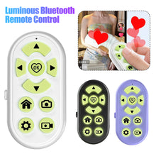 Load image into Gallery viewer, 9-Key Wireless Bluetooth Phone luminous Remote Control for Short Videos Auto-Like Browsing Photo Taking eBook Page Turning Compatible for TikTok YouTube Kindle