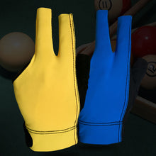 Load image into Gallery viewer, 1PC Professional Three-Finger Billiard Gloves With Non-Slip Mat Lightweight Breathable High Elastic Nylon Gloves Billiard Supplies Accessories