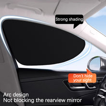 Load image into Gallery viewer, Car Window Sunshade Curtain Static Cling Sun Blocker for Side Windows UV & Heat Protection Sun Protection Heat Blocking