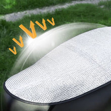 Load image into Gallery viewer, Motorcycle Folding Seat Cushion Cover Thermal Insulation Sun Protection Seat Cover Waterproof Dry Wet Separation Cushion