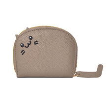 Load image into Gallery viewer, Cat Card Bag for Women Compact and Popular Cute Multi Slot Card Bag PU Leather High-end Cartoon Wallet