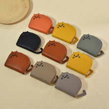 Load image into Gallery viewer, Cat Card Bag for Women Compact and Popular Cute Multi Slot Card Bag PU Leather High-end Cartoon Wallet