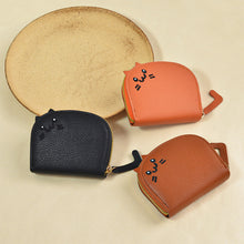 Load image into Gallery viewer, Cat Card Bag for Women Compact and Popular Cute Multi Slot Card Bag PU Leather High-end Cartoon Wallet