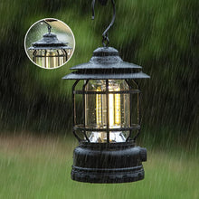 Load image into Gallery viewer, Camping Lamp Outdoor Waterproof Retro Camping Horse Lamp Charging Portable Atmosphere Tent Lamp Portable Camping Lamp