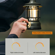 Load image into Gallery viewer, Camping Lamp Outdoor Waterproof Retro Camping Horse Lamp Charging Portable Atmosphere Tent Lamp Portable Camping Lamp