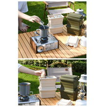 Load image into Gallery viewer, Outdoor Camping Mini Storage Box Desktop Seasoning Bottle Jar Storage Travel Barbecue Camping Small Tools and Miscellaneous Box