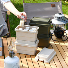 Load image into Gallery viewer, Outdoor Camping Mini Storage Box Desktop Seasoning Bottle Jar Storage Travel Barbecue Camping Small Tools and Miscellaneous Box