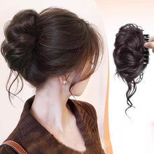 Load image into Gallery viewer, Grasp and Clip Flower Bud Head Temperament Turn Hair Artifact Simulate Hair Wig Headwear Women Elegant Wig