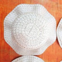 Load image into Gallery viewer, Wavy Edge Cute Straw Hat BJD Straw Hat Pet Hat Cotton Baby Hat Mini Hat Doll Hat Toy Hat Small Hat