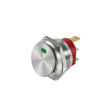 Load image into Gallery viewer, 22mm Metal Car Toggle Switches Button Rocker Switch Stainless Steel 12V 20A Self-locking Two Positions ON-OFF 3 Pins