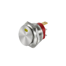Load image into Gallery viewer, 22mm Metal Car Toggle Switches Button Rocker Switch Stainless Steel 12V 20A Self-locking Two Positions ON-OFF 3 Pins