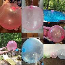 Load image into Gallery viewer, Children Outdoor Soft Air Water Filled Transparent Bubble Ball Inflating Balloon Toy Fun Party Game Great Kids Gifts