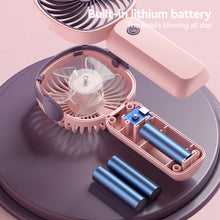 Load image into Gallery viewer, Handheld Mini Fan Portable Pocket Fan USB Charging Fan Rechargable Summer Cooling Fan for Home Outdoor Office