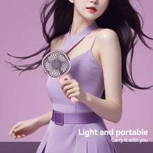 Load image into Gallery viewer, Handheld Mini Fan Portable Pocket Fan USB Charging Fan Rechargable Summer Cooling Fan for Home Outdoor Office