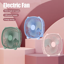 Load image into Gallery viewer, 7.87 inch USB Input Desktop Fan Office PC Connection Mini Fan Students School Fan Mute USB Fan