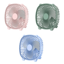 Load image into Gallery viewer, 7.87 inch USB Input Desktop Fan Office PC Connection Mini Fan Students School Fan Mute USB Fan