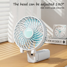 Load image into Gallery viewer, Handheld Mini Fan Portable Pocket Fan USB Charging Fan Rechargable Summer Cooling Fan for Home Outdoor Office