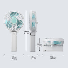 Load image into Gallery viewer, Handheld Mini Fan Portable Pocket Fan USB Charging Fan Rechargable Summer Cooling Fan for Home Outdoor Office