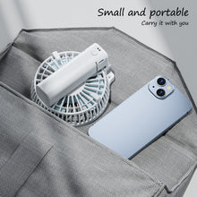 Load image into Gallery viewer, Handheld Mini Fan Portable Pocket Fan USB Charging Fan Rechargable Summer Cooling Fan for Home Outdoor Office