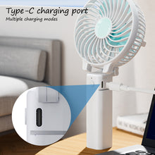 Load image into Gallery viewer, Handheld Mini Fan Portable Pocket Fan USB Charging Fan Rechargable Summer Cooling Fan for Home Outdoor Office