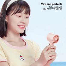 Load image into Gallery viewer, Handheld Mini Fan Portable Pocket Fan USB Charging Fan Rechargable Summer Cooling Fan for Home Outdoor Office