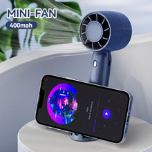 Load image into Gallery viewer, Handheld Mini Fan Portable Pocket Fan USB Charging Fan Rechargable Summer Cooling Fan for Home Outdoor Office