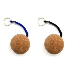 Load image into Gallery viewer, Boat Floating Cork Ball Keychain Round 50MM Fender Buoyancy Key Ring Plastic Suitable For Sailing Kayaking Surfing Gift