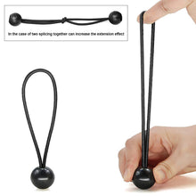 Load image into Gallery viewer, 10Pcs Boat Pole Camping Tent Elastic Rope Bungee Ball Tarps Canvas Tarpaulin Flagpole Ties Cord Ends Lace Fixed Tie Downs Accessories