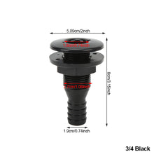 Load image into Gallery viewer, Thru Hull Fitting Straight Hose Connector for 5/8, 3/4 1‑1/2in Hose Boats Marines Marine Accessories Thru Hull Hose Connection