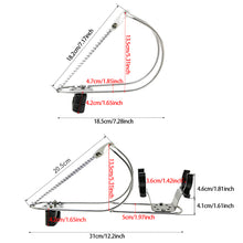 Load image into Gallery viewer, Boat Marine Lifebuoy Ring Horseshoe Bracket Hardware Boat Life Buoy Holder Adjustable Swimming Ring Brackets Rustproof for Yacht