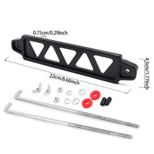 Load image into Gallery viewer, 218mm Aluminum Universal Auto Car Battery Tie Down Mount Battery Holder Bracket Brace Bar Burnt Blue for Honda Civic EK EG
