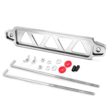 Load image into Gallery viewer, 218mm Aluminum Universal Auto Car Battery Tie Down Mount Battery Holder Bracket Brace Bar Burnt Blue for Honda Civic EK EG