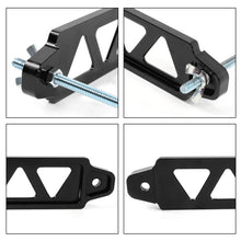 Load image into Gallery viewer, 218mm Aluminum Universal Auto Car Battery Tie Down Mount Battery Holder Bracket Brace Bar Burnt Blue for Honda Civic EK EG