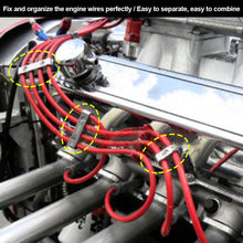 Load image into Gallery viewer, 3Pcs Car Engine Spark Plug Electrical Wire Clamp Separator Line Ignition Cable Clip Auto Decoration for 8MM/9MM/10MM Accesssories