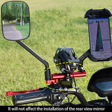 Load image into Gallery viewer, Universal Motorcycle Electric Bike Rearview Mirror Headlight Mounting Spotlight Signal Lamp Bracket Fixed Bracket Mount