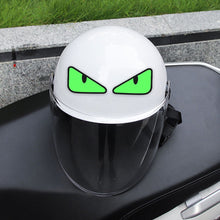Load image into Gallery viewer, 2Pcs Motorcycle Devil Eye Sticker Waterproof Helmet Sticker for Motorbike Car Window Body Decoration Stickers Decals Vinyl