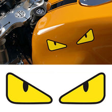 Load image into Gallery viewer, 2Pcs Motorcycle Devil Eye Sticker Waterproof Helmet Sticker for Motorbike Car Window Body Decoration Stickers Decals Vinyl