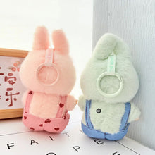 Load image into Gallery viewer, Miniature Cherry-Adorned Denim Overalls Set for 17cm Labubu Dolls Cute DIY Doll Clothes Fashion Accessories Lovely Outfit Gifts for Girls Friends