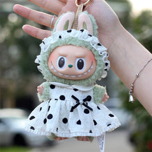 Load image into Gallery viewer, Miniature Flower Dress for 17cm Labubu Dolls Cute DIY Doll Clothes Fashion Accessories Lovely Outfit Gifts for Girls Friends
