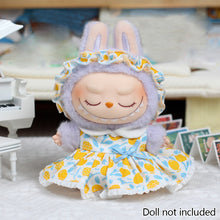 Load image into Gallery viewer, Miniature Flower Dress for 17cm Labubu Dolls Cute DIY Doll Clothes Fashion Accessories Lovely Outfit Gifts for Girls Friends