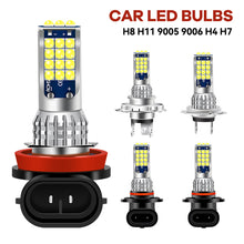 Load image into Gallery viewer, 1PC Car LED Headlight H8 H11 9005 9006 H4 H7 LED Lights 6000K 1200LM Auto LED Lamp Fog Light Bulbs DC 12V