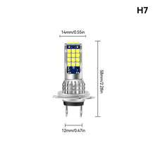 Load image into Gallery viewer, 1PC Car LED Headlight H8 H11 9005 9006 H4 H7 LED Lights 6000K 1200LM Auto LED Lamp Fog Light Bulbs DC 12V