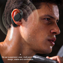Load image into Gallery viewer, 5.3 Wireless Hanging Ear Bluetooth Headset With LED Power Display Waterproof Noise Reduction Long Endurance Sports Headset -X27
