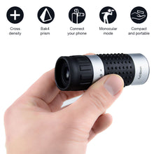 Load image into Gallery viewer, 7×18 Mini Portable Monocular Telescope With Graduated Reticle Plate High-Power Rangefinder Scope